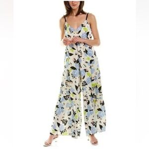 Anthropologie Hutch Tiered Wide Leg Jumpsuit Size Small NWT DEFECT